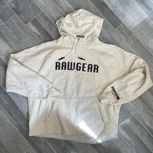 RAWGEAR Heavyweight Pullover Hoodie Cream  Mens Size X-Large